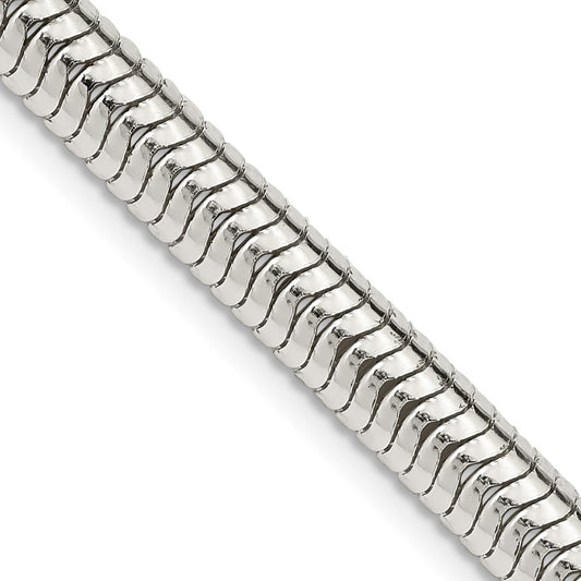 Buy Stylish 6mm Round Sterling Silver Snake Chain - Affordable Elegance!