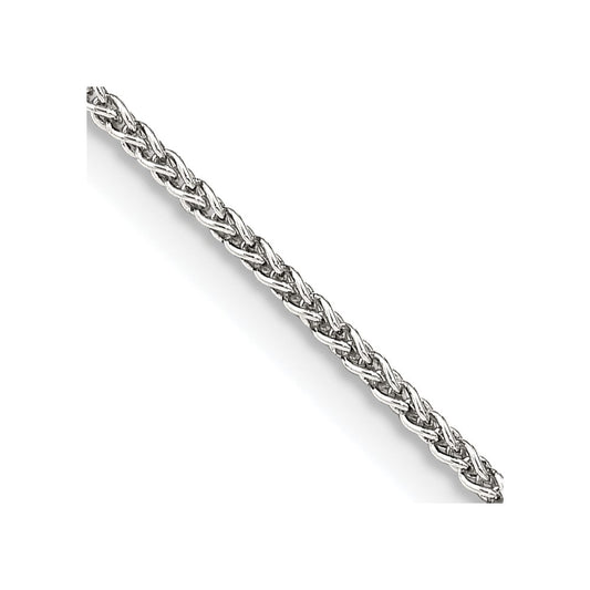 Buy High-Quality 1.5mm Round Spiga Chain in Sterling Silver - Stylish Value!