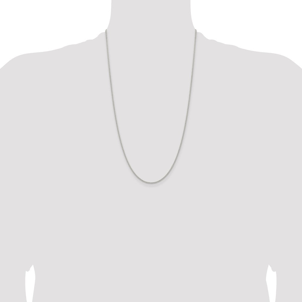 Buy Stylish 1.6mm Round Spiga Chain in Sterling Silver - Affordable Luxury!