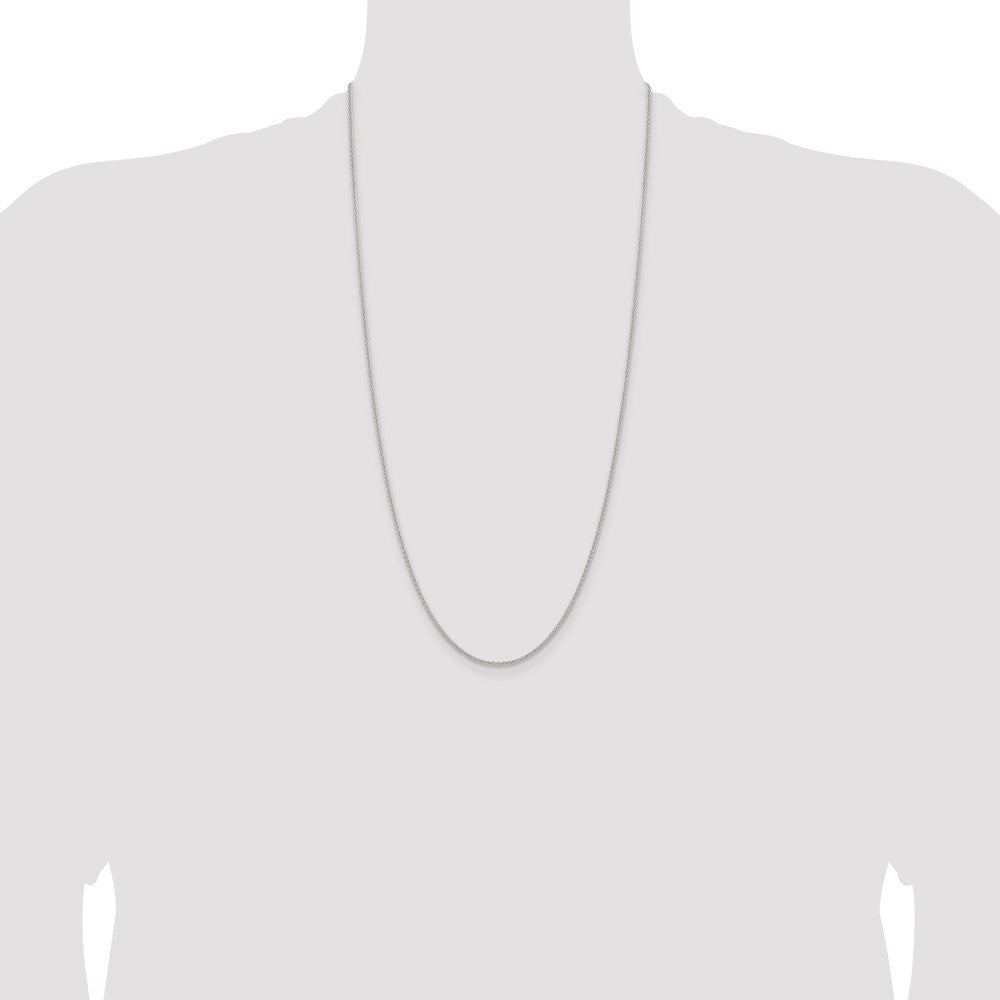 Buy Stylish 1.6mm Round Spiga Chain in Sterling Silver - Luxury Look at Value!