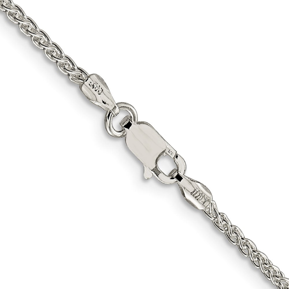 Buy Stylish 1.75mm Round Spiga Chain in Sterling Silver - Luxury Value Jewelry