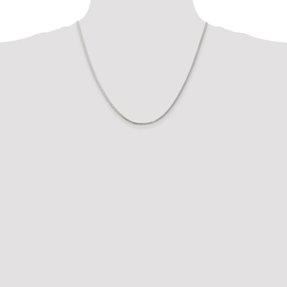 Buy Stylish 1.75mm Round Spiga Chain in Sterling Silver - Affordable Luxury