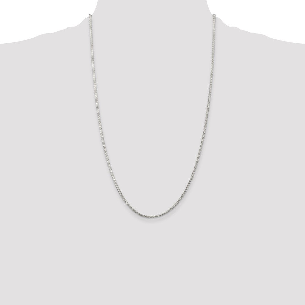 Buy 1.75mm Round Spiga Chain in Sterling Silver | Affordable Luxury Jewelry
