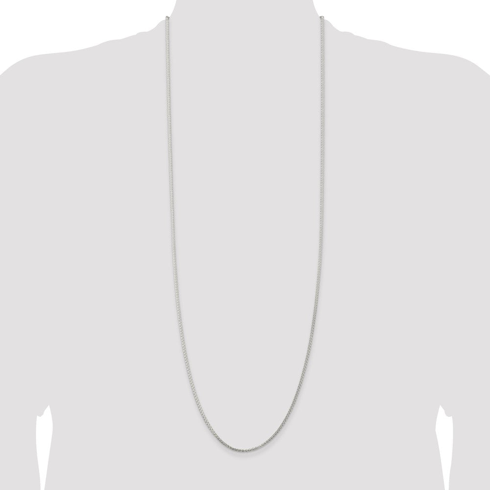 Buy 1.75mm Round Spiga Chain in Sterling Silver | Stylish & Affordable Jewelry