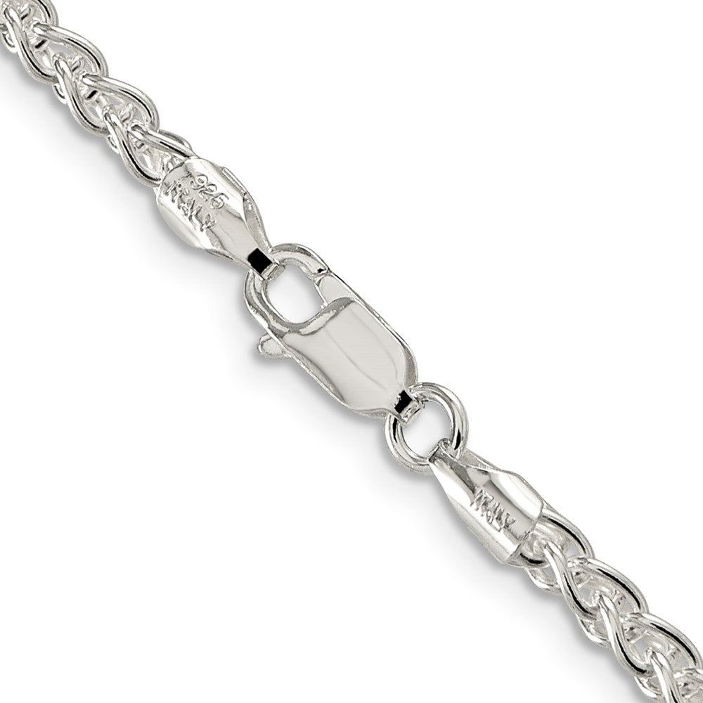 Buy Stylish 3mm Round Spiga Chain in Sterling Silver - High-Quality Value