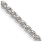 Buy Stylish 3mm Round Spiga Chain in Sterling Silver - High-Quality Value-7