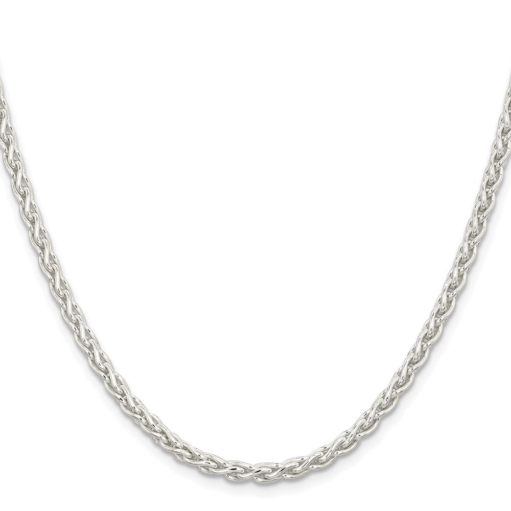 Buy Stylish 3.7mm Round Spiga Chain in Sterling Silver - Affordable Luxury