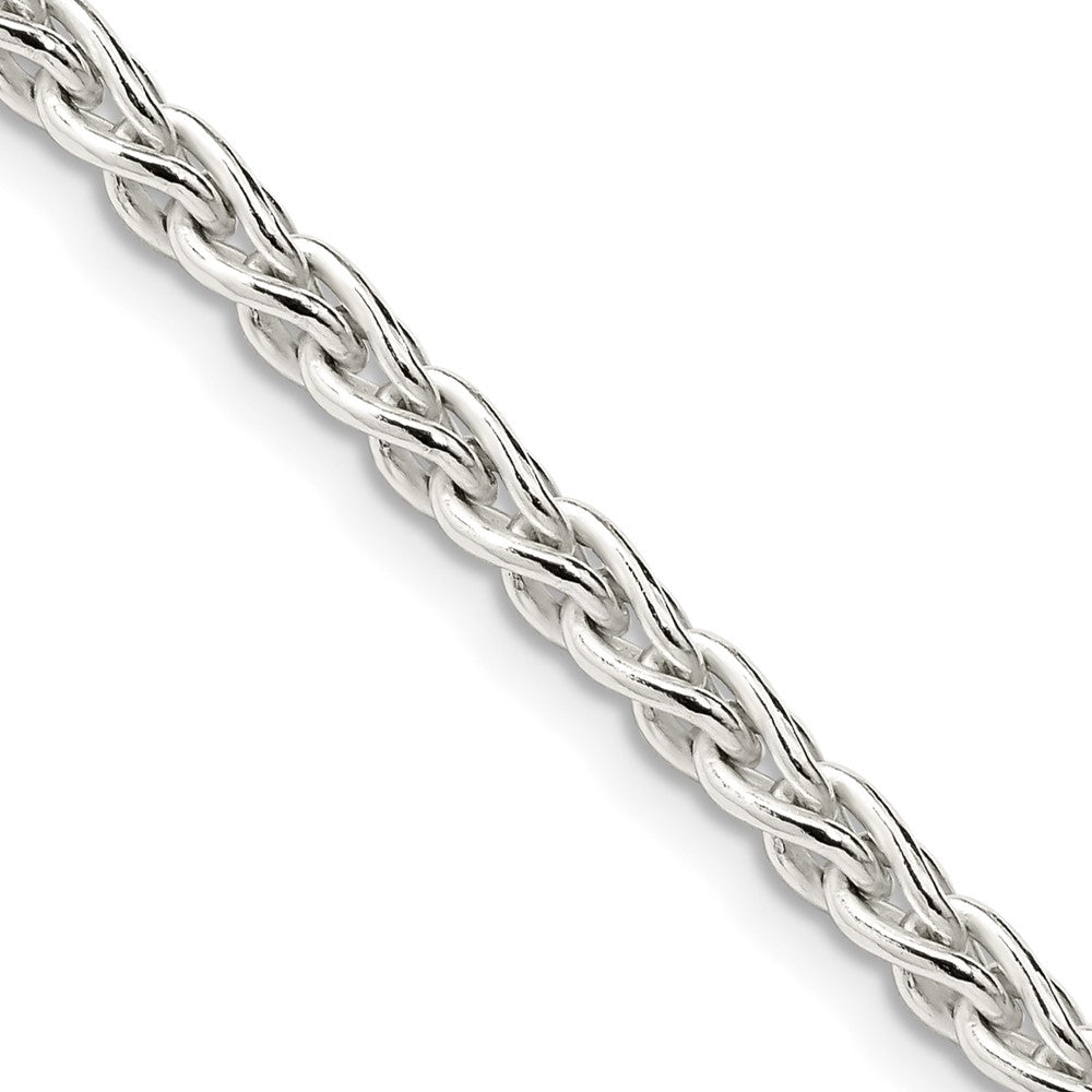 Buy Stylish 3.7mm Round Spiga Chain in Sterling Silver - Affordable Luxury