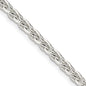 Buy Stylish 3.7mm Round Spiga Chain in Sterling Silver - Affordable Luxury!-6
