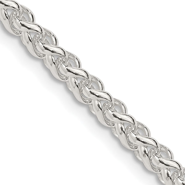 4mm Round Spiga Chain in Sterling Silver - Style GR1-1034458