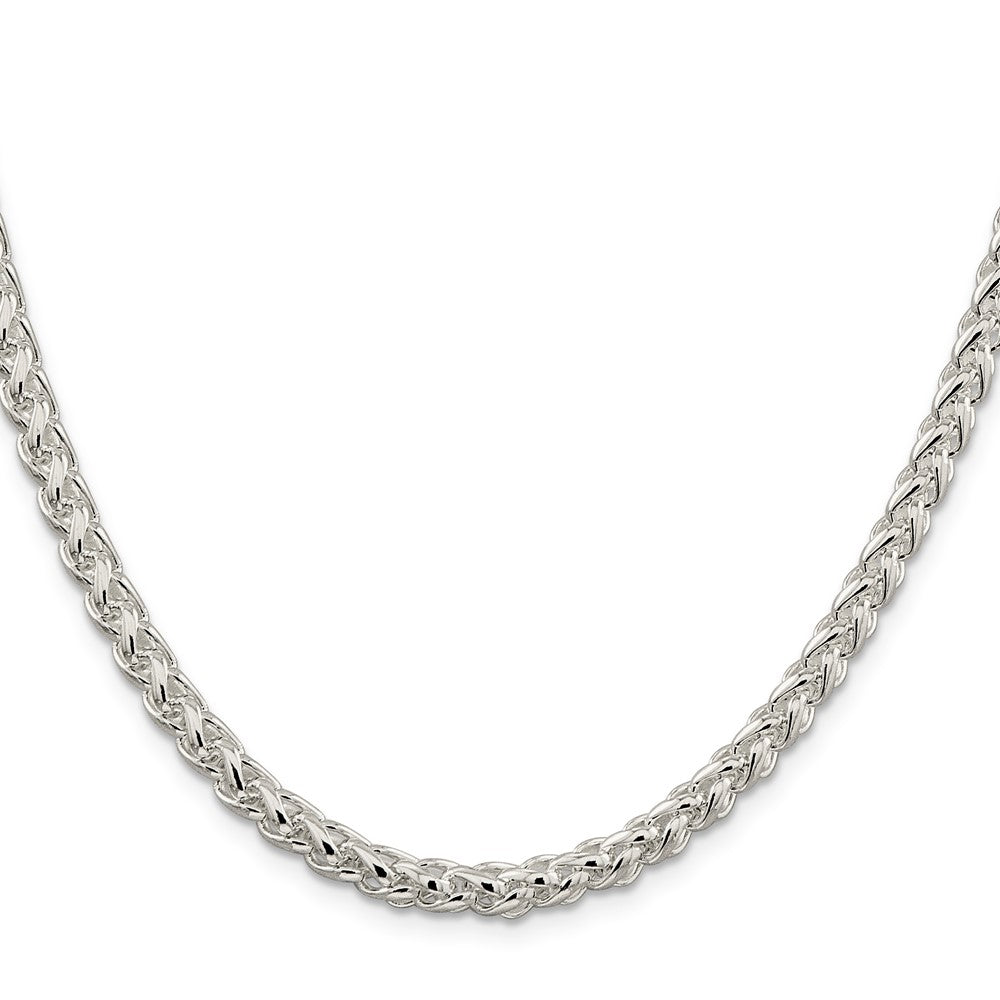 Buy Stylish 5mm Round Spiga Chain in Sterling Silver - Affordable Luxury Jewelry