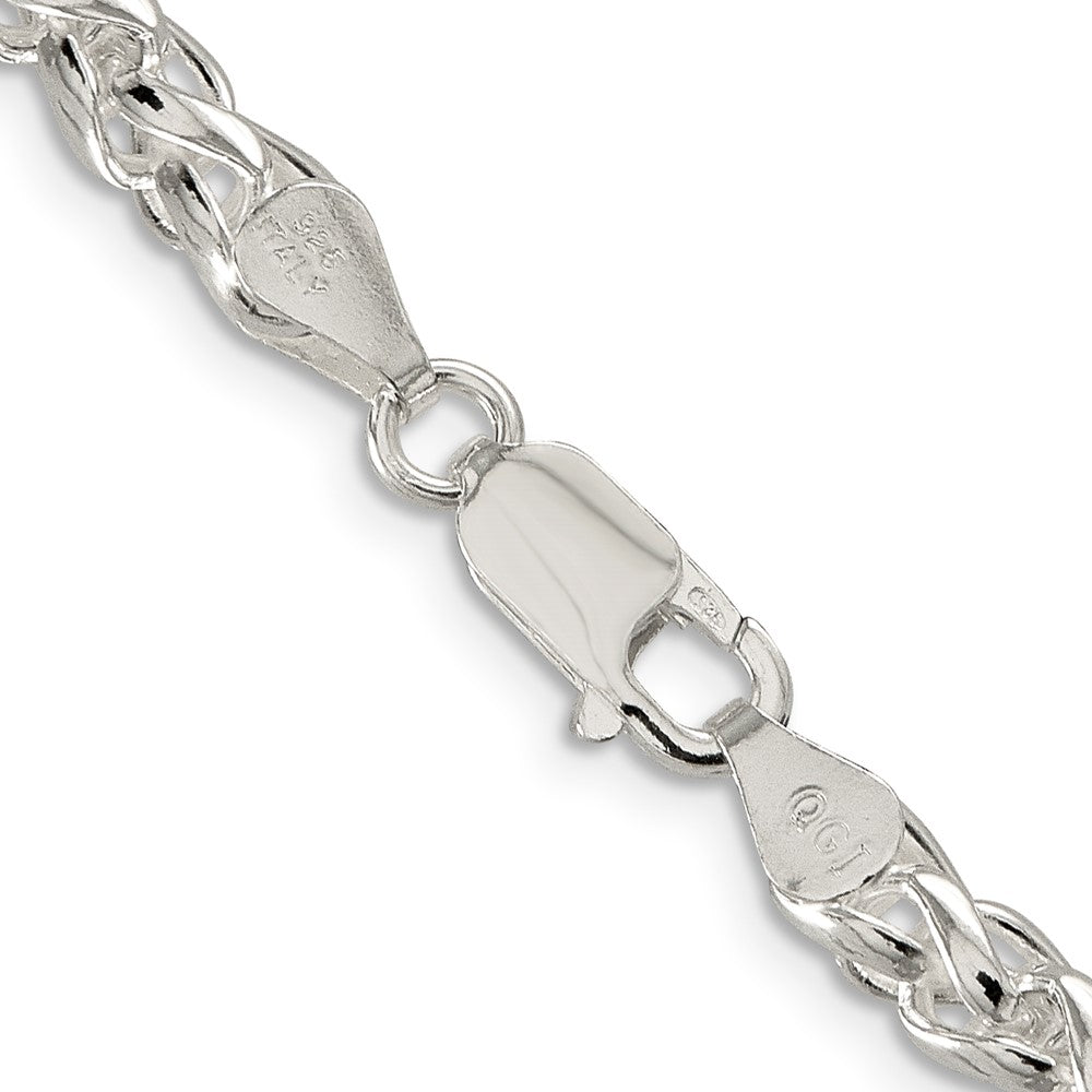 Buy Stylish 5mm Round Spiga Chain in Sterling Silver - Affordable Luxury Jewelry