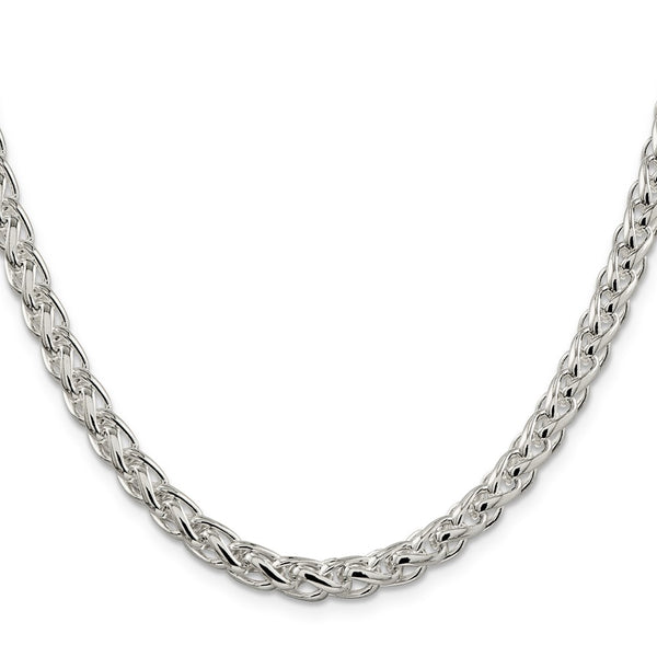 6mm Round Spiga Chain in Sterling Silver - Style GR1-1034225