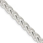 Buy Stylish 6mm Round Spiga Chain in Sterling Silver - Affordable Luxury-3