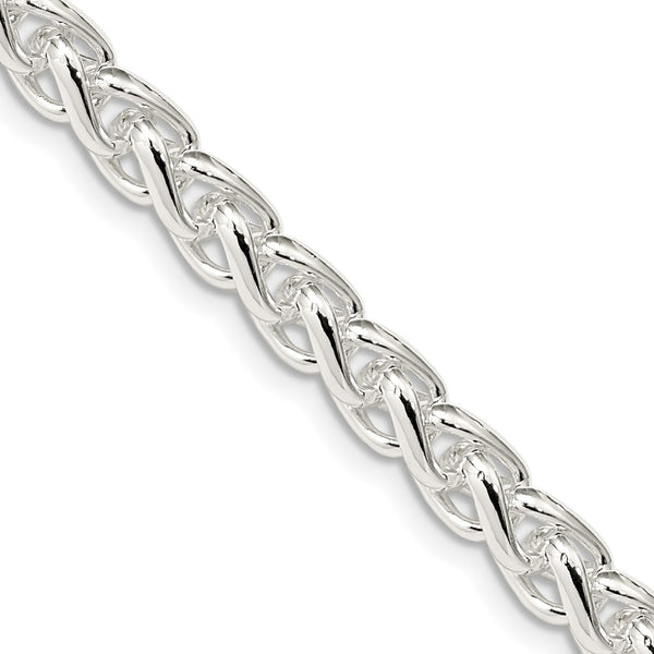 6mm Round Spiga Chain in Sterling Silver - Style GR1-1034201