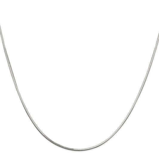Buy 1mm Sterling Silver Square Snake Chain - Stylish & Affordable Jewelry