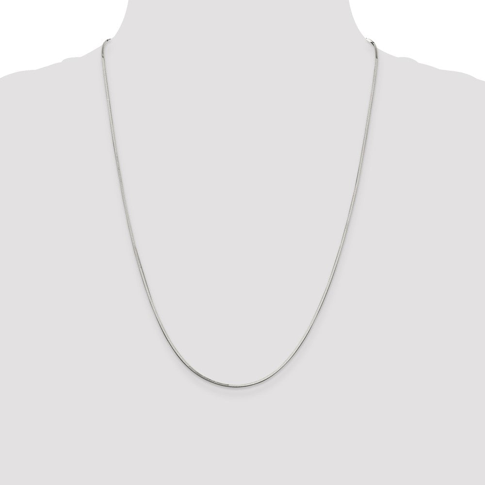 Buy 1mm Sterling Silver Square Snake Chain - Stylish & Affordable Jewelry
