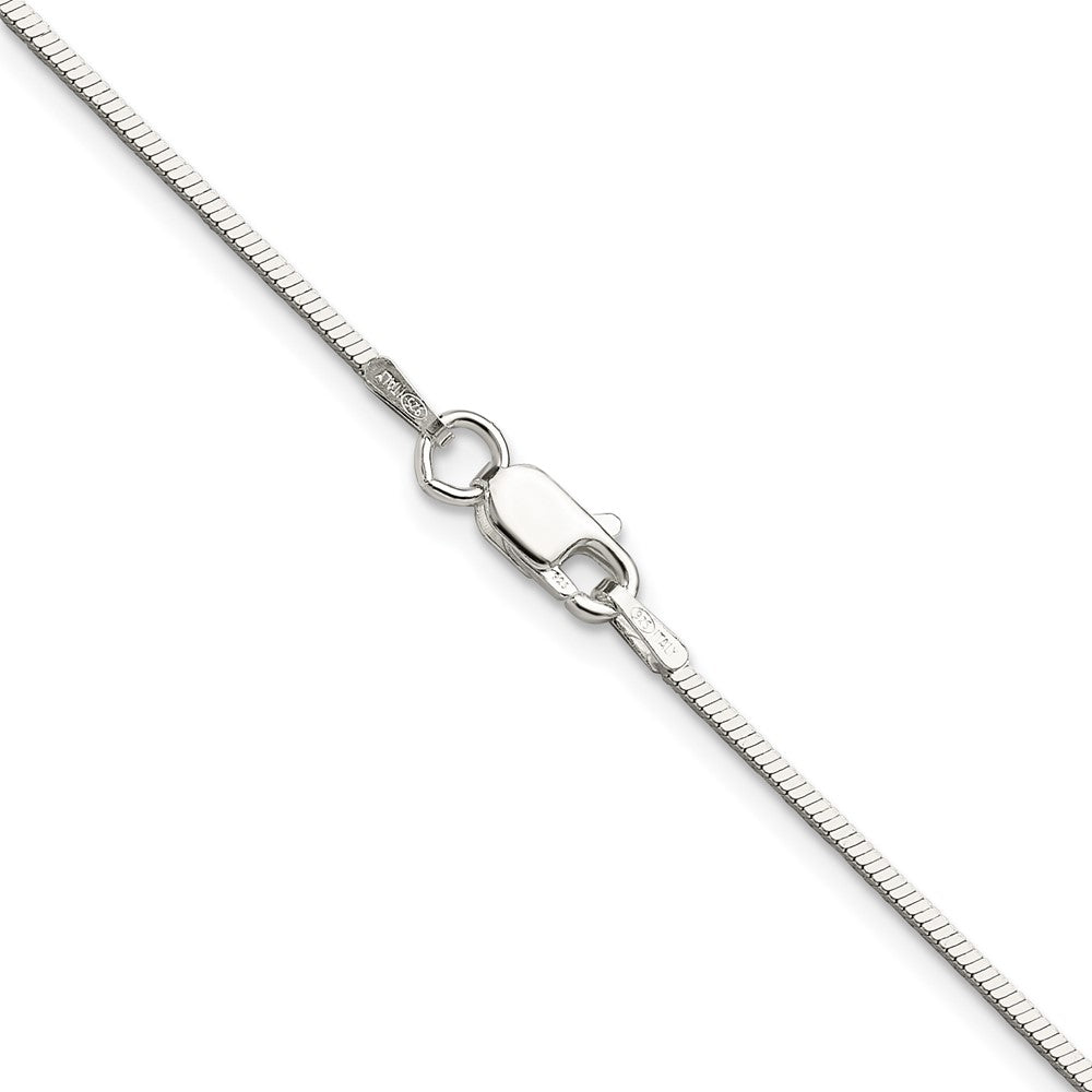 High-quality Polished Sterling Silver 1.15mm Square Snake Chain - Stylish Value