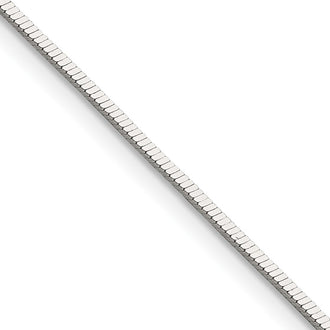 High-quality Polished Sterling Silver 1.15mm Square Snake Chain - Stylish Value