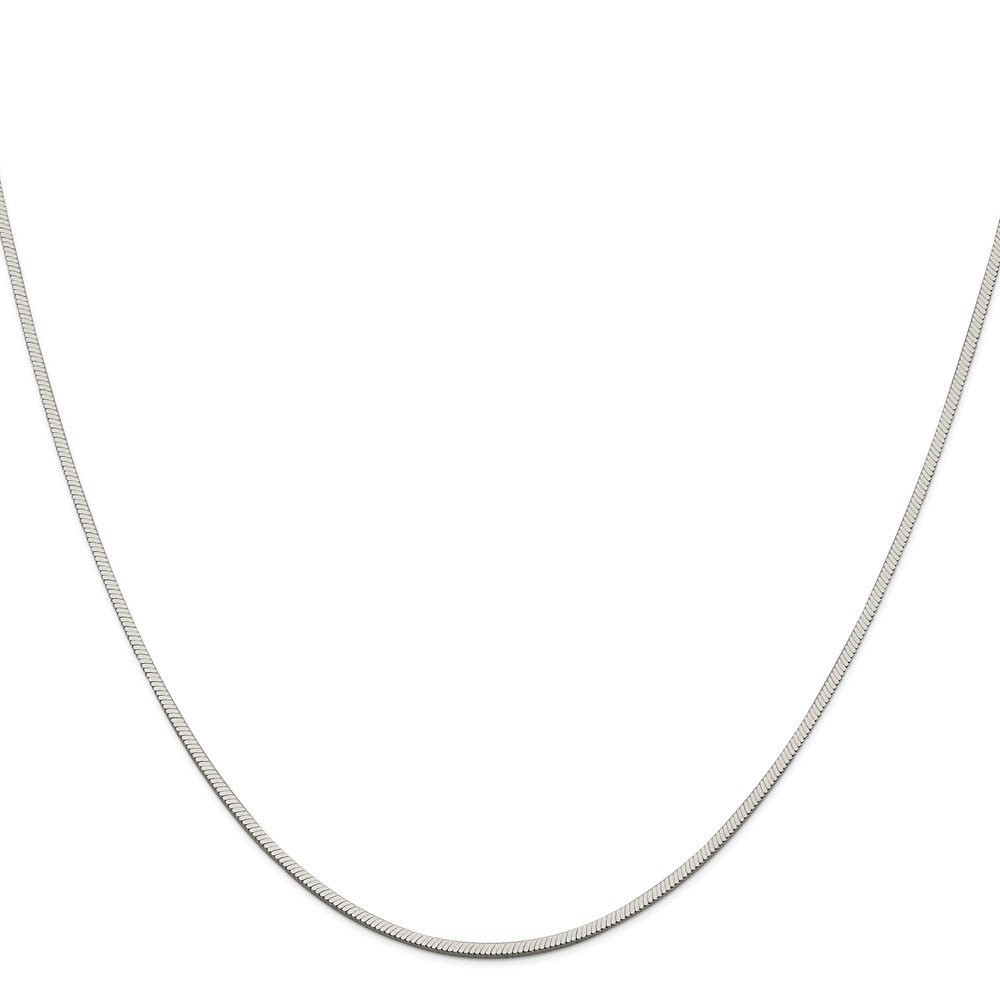 Exclusive 1.25mm Sterling Silver Square Snake Chain - Stylish & Affordable!