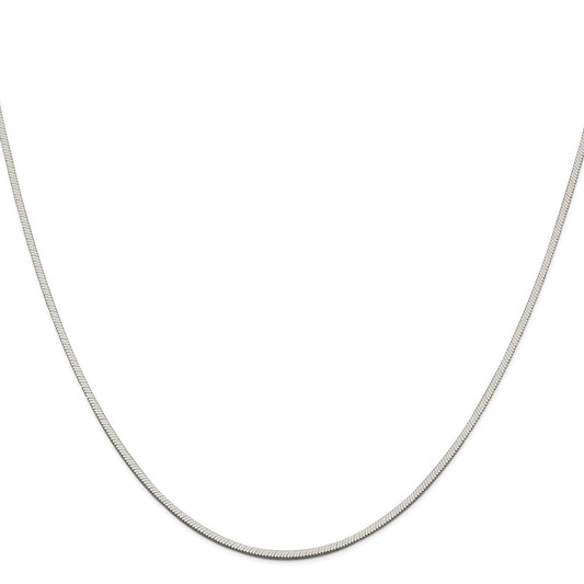 Buy Stylish 1.25mm Sterling Silver Square Snake Chain - Affordable Luxury