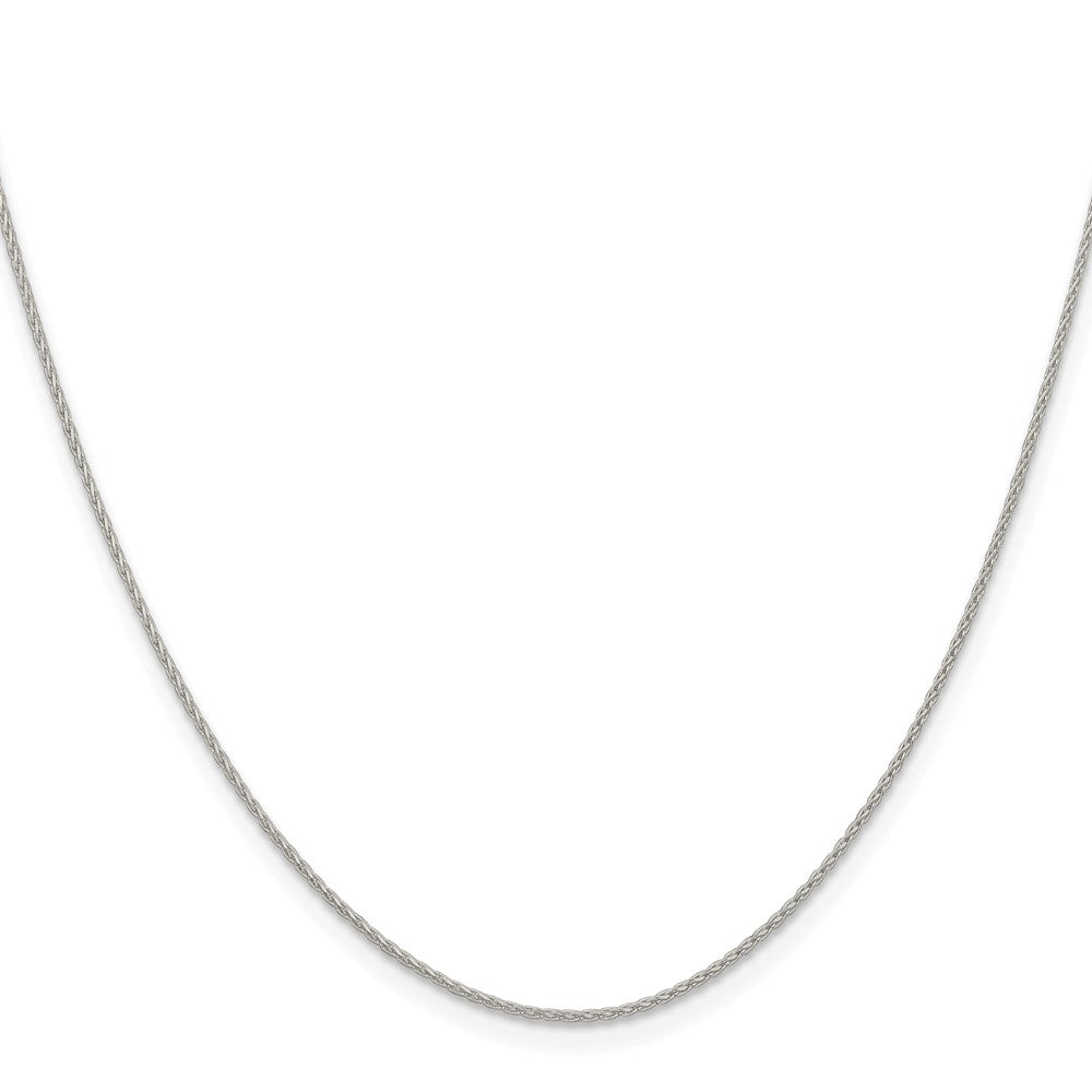 Buy Luxury Rhodium-Plated .95mm Diamond-Cut Round Spiga Chain - Stylish Value!