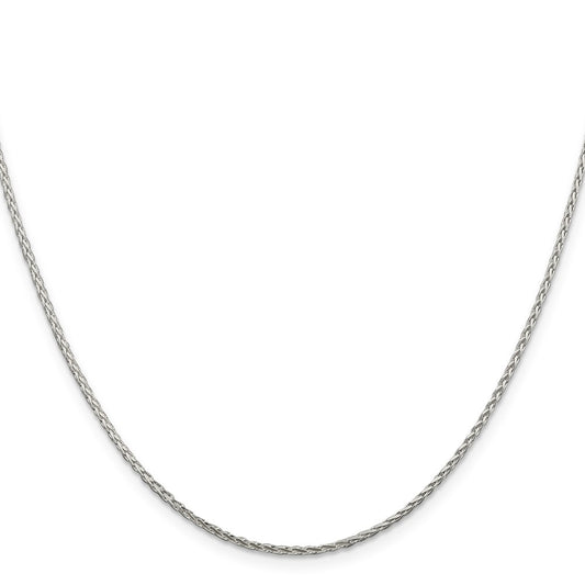 Buy Stylish 1.45mm Diamond-Cut Round Spiga Chain in Sterling Silver - Affordable!