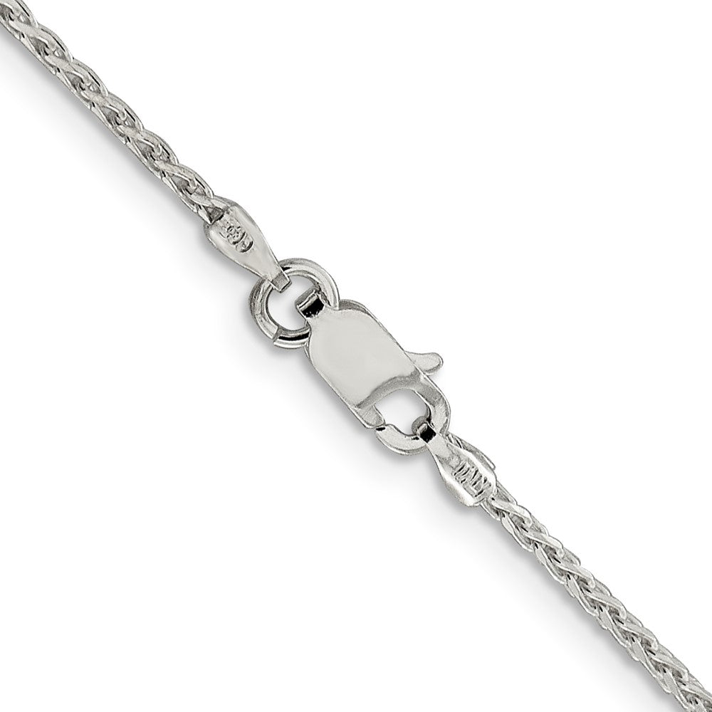 Buy Stylish 1.45mm Diamond-Cut Round Spiga Chain in Sterling Silver - Luxury Value!