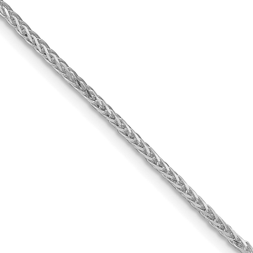 Buy Stylish Rhodium-Plated Sterling Silver 1.45mm Diamond-Cut Chain - Luxury Design