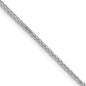 Buy Luxury Rhodium-Plated Sterling Silver 1.45mm Diamond-Cut Spiga Chain-5