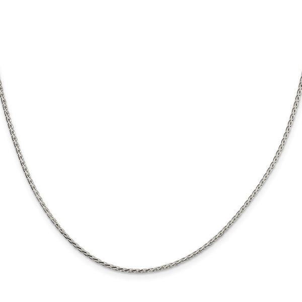1.7mm Diamond-Cut Round Spiga Chain in Sterling Silver