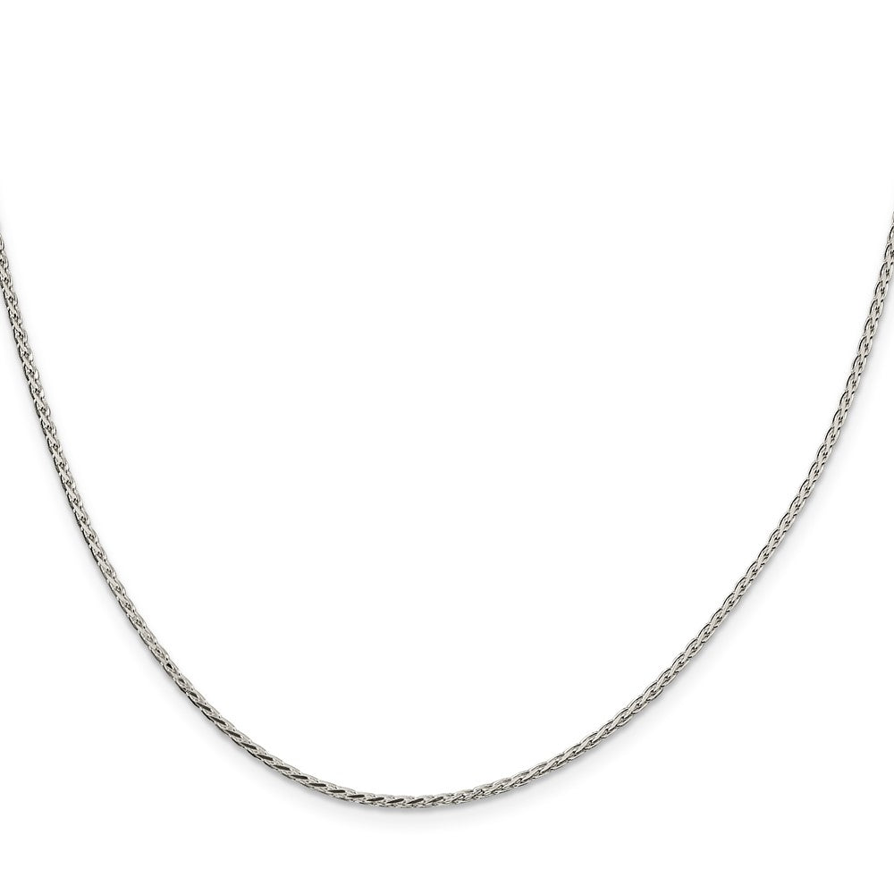Exclusive 1.7mm Diamond-Cut Round Spiga Chain in Sterling Silver - Stylish Value