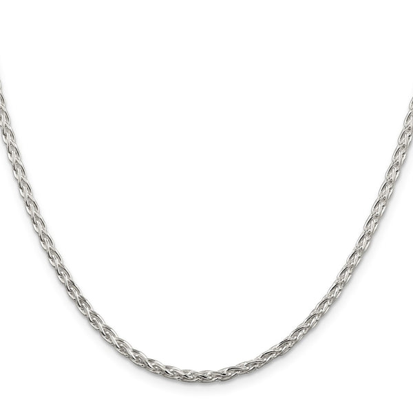 2.85mm Diamond-Cut Round Spiga Chain in Sterling Silver
