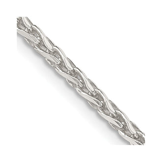 Buy Stylish 2.85mm Diamond-Cut Round Spiga Chain in Sterling Silver - Luxury Value