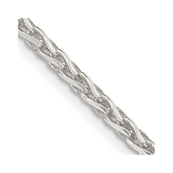 2.85mm Diamond-Cut Round Spiga Chain in Sterling Silver