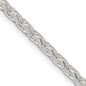 Buy Stylish 3.5mm Diamond-Cut Round Spiga Chain in Sterling Silver - Luxury Value!-5