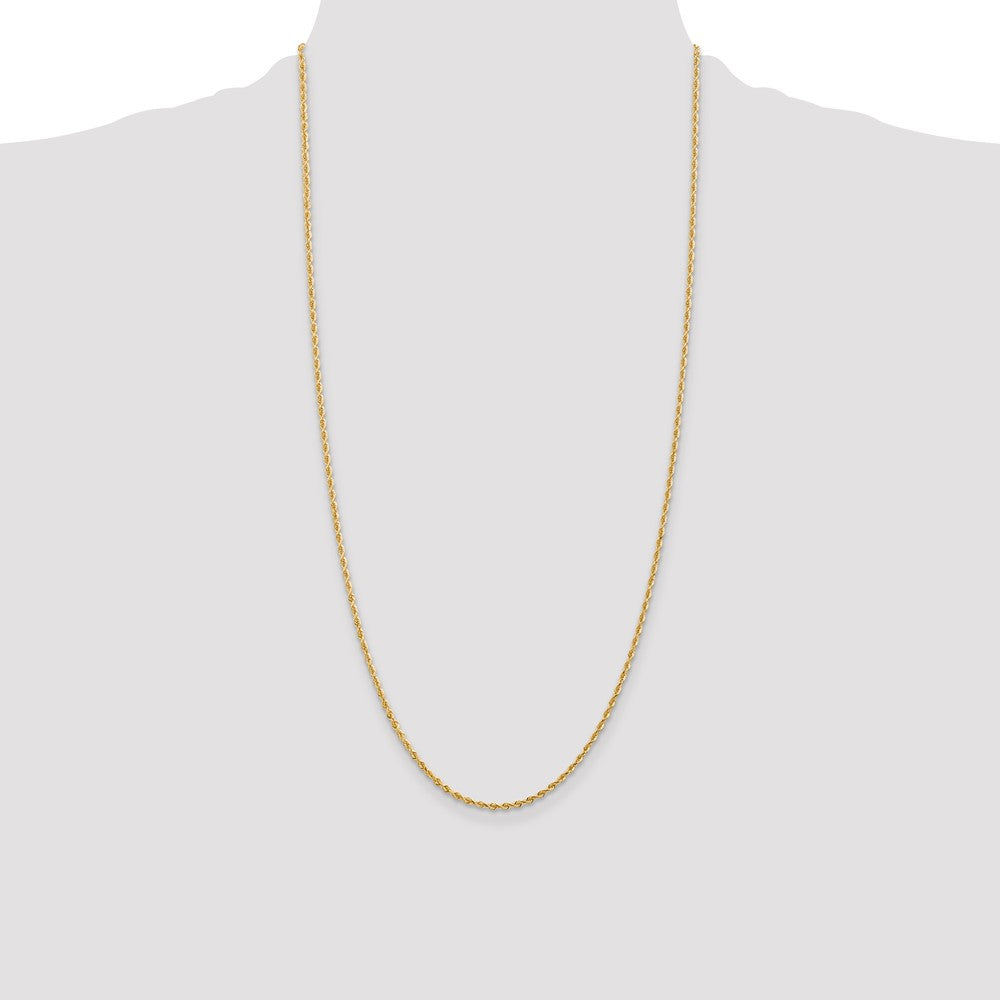 Buy 14K Gold 28-Inch 2mm Diamond-Cut Quadruple Rope Chain - Stylish Luxury