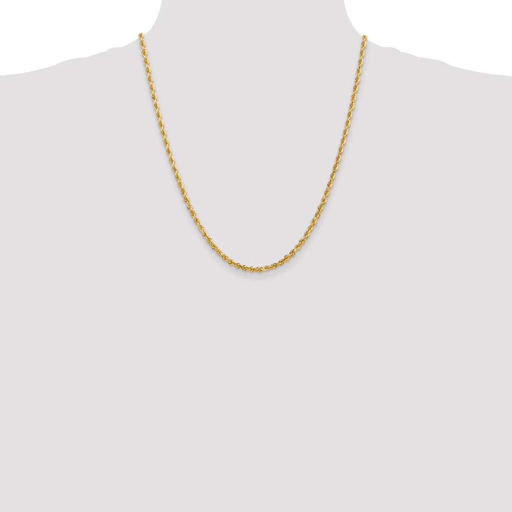 Shop Exclusive 14K Gold 22-Inch Diamond-Cut Quadruple Rope Chain - Stylish & Affordable