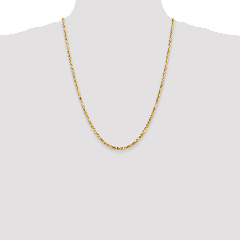 Shop Stylish 14K Gold 24-Inch Diamond-Cut Quadruple Rope Chain - 3.35mm