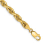 Shop 14K Gold 8-Inch Diamond-Cut Quadruple Rope Chain | Stylish Value at 5mm-6