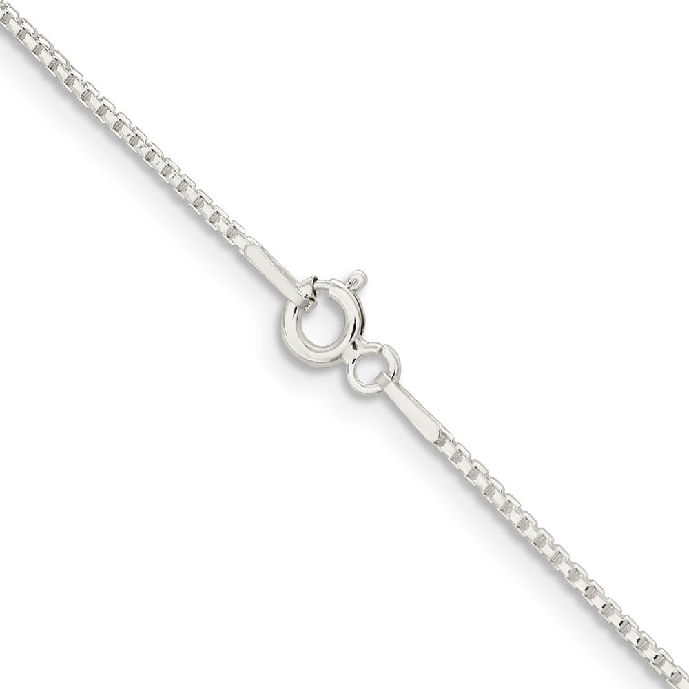 Exclusive 1.1mm Diamond-Cut Round Box Chain in Sterling Silver - Stylish Value!