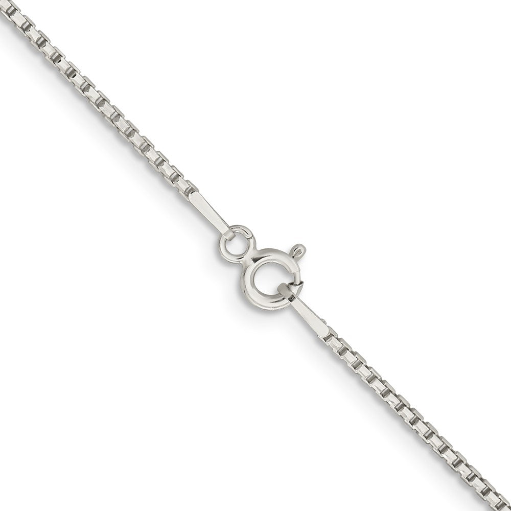 Buy 1.3mm Diamond-Cut Round Box Chain in Sterling Silver - Stylish Design