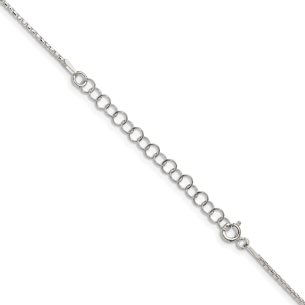 High-Quality Sterling Silver 1.3mm Diamond-Cut Round Box Chain - Stylish & Affordable!