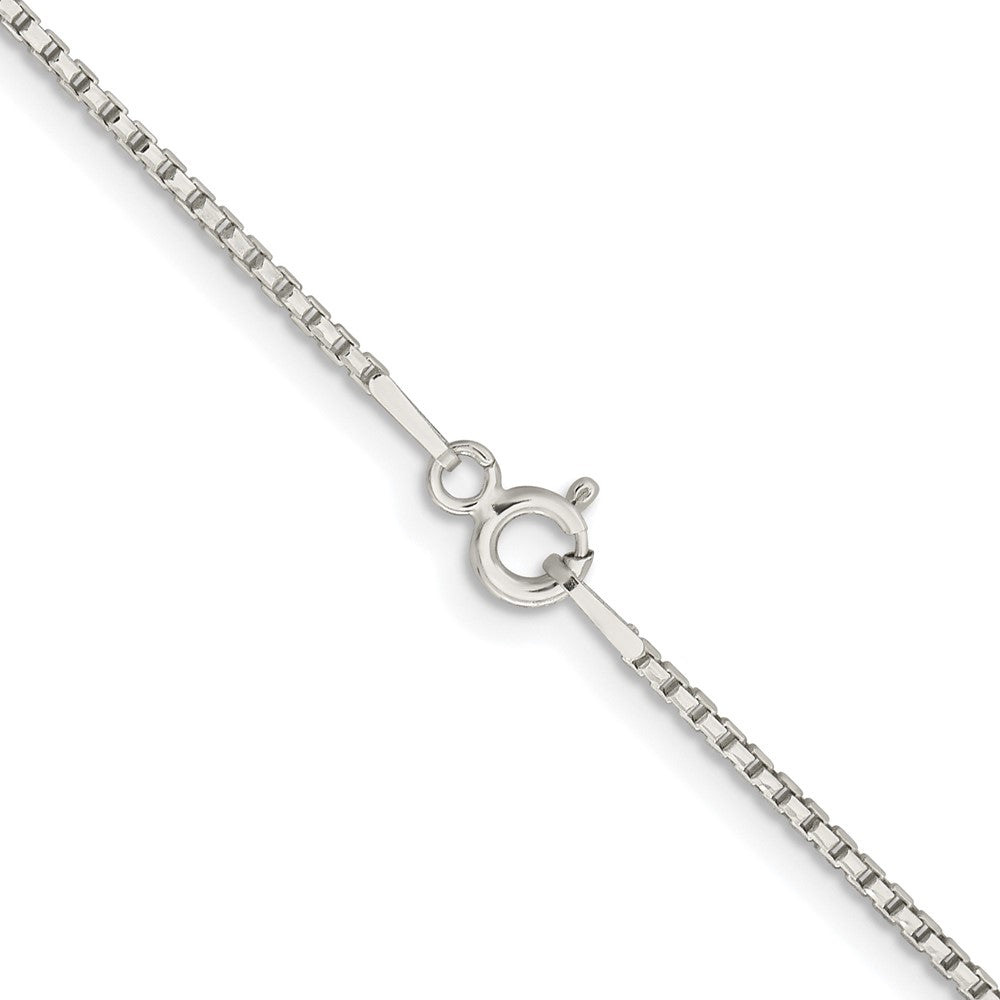 Buy Stylish 1.3mm Rhodium-Plated Sterling Silver Diamond-Cut Chain