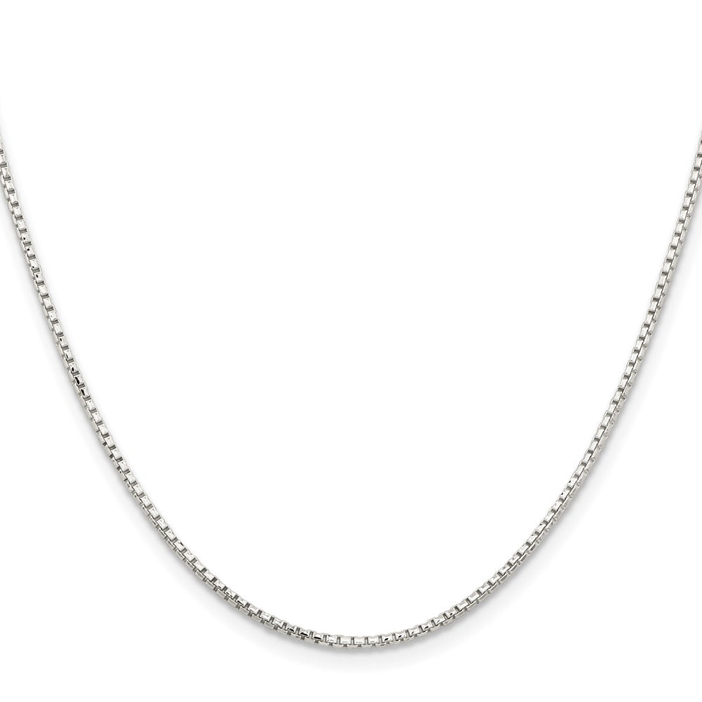 Buy Stylish 1.5mm Diamond-Cut Round Box Chain in Sterling Silver - Affordable Elegance