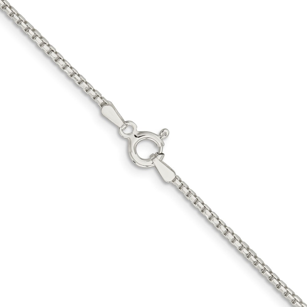 Buy Stylish 1.5mm Diamond-Cut Round Box Chain in Sterling Silver - Affordable Luxury