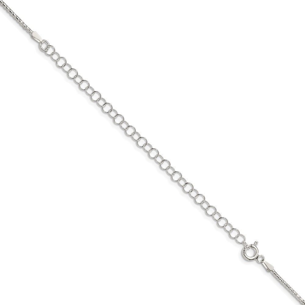 Buy Stylish 1.5mm Diamond-Cut Sterling Silver Box Chain with 4-Inch Extension