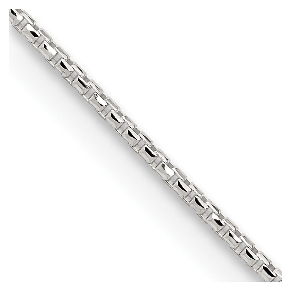 Buy Stylish 1.5mm Diamond-Cut Round Box Chain in Sterling Silver - Affordable Luxury