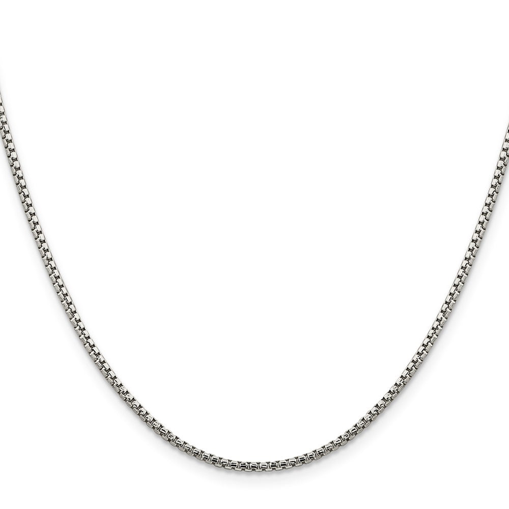 Exclusive 1.75mm Diamond-Cut Round Box Chain in Sterling Silver - Affordable Luxury