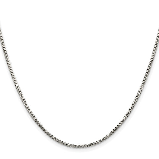 Buy Discounted Rhodium-Plated Sterling Silver 1.75mm Diamond-Cut Chain